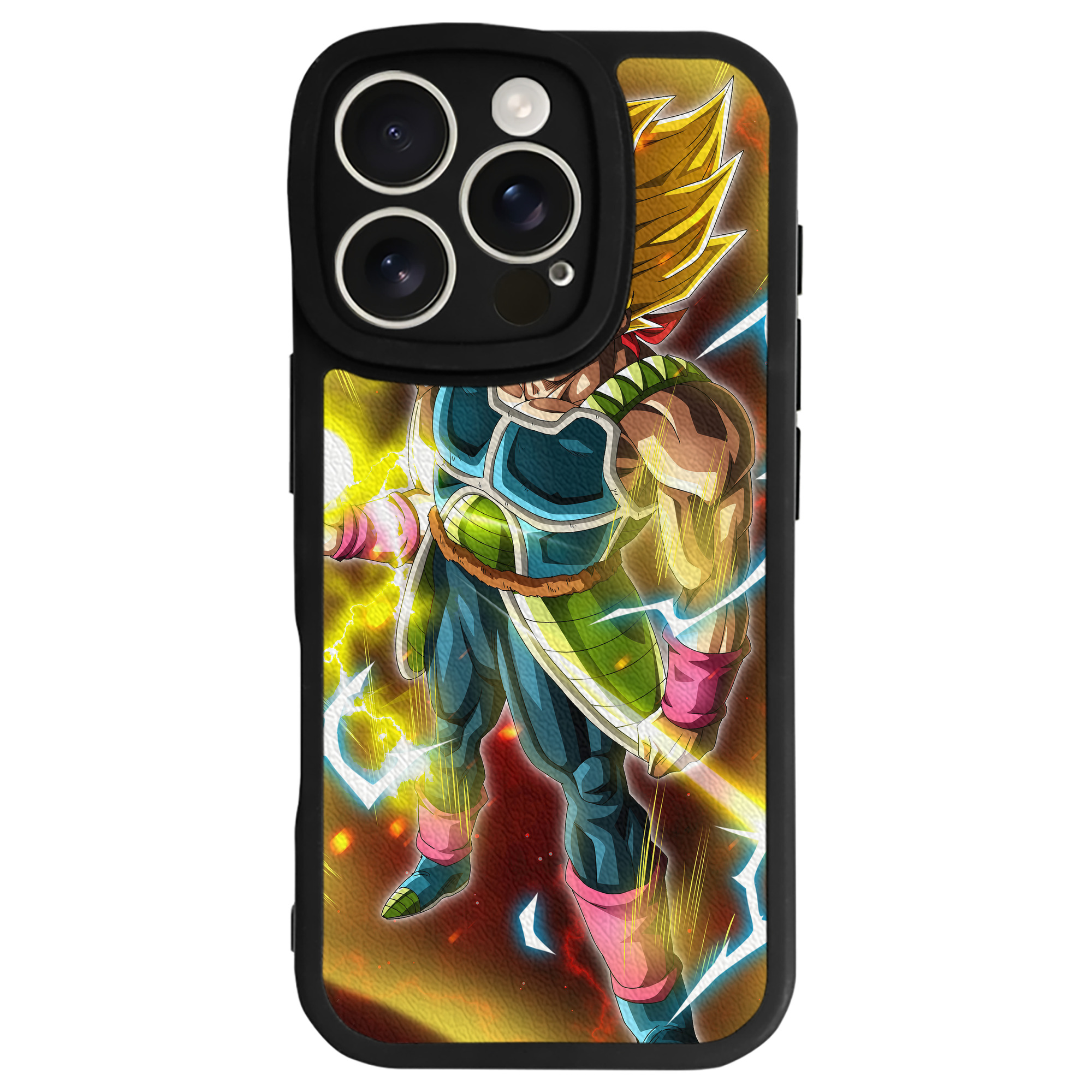 （画像用） ドラゴンボール DRAGON BALL 【iPhone 16シリーズ対応】シリコンスマホケース（レザー調） 材質：シリコン